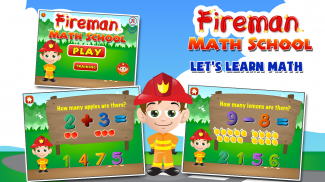 Math Games with the Firreman screenshot 0