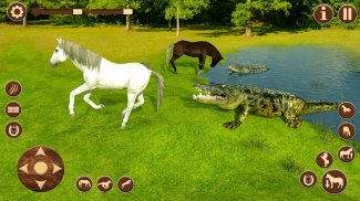 Wild Horse Riding Sim: Racing screenshot 0