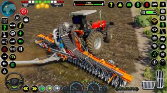 Modern Farming Tractor Game 3d screenshot 1