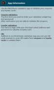 Mobideals validation app screenshot 2