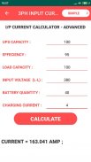 UPS Inverter Battery Backup time Sizing Calculator screenshot 2