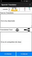 Spanish English Translator screenshot 0