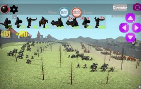 Medieval pertempuran 3D screenshot 1