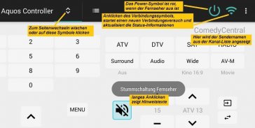 Controller für Sharp Aquos TV screenshot 5