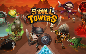 Skull Towers - Game offline terbaik screenshot 4