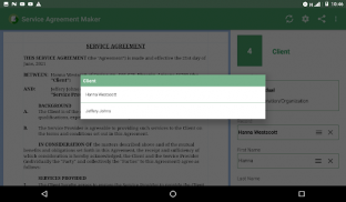 Service Agreement Maker screenshot 16