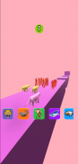 Animal Transform Pusher Race 3D screenshot 2