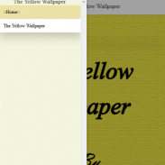 The Yellow Wallpaper, by Charlotte Perkins Gilman screenshot 1