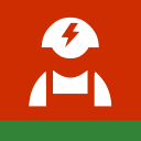 Mobile electrician Icon