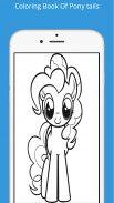 Coloring Book Of Pony tails screenshot 2