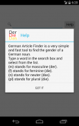 German Article Finder screenshot 0