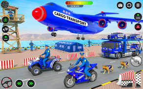Police Cargo Transport Truck screenshot 7
