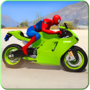 Spider Motorbike Rider Icon