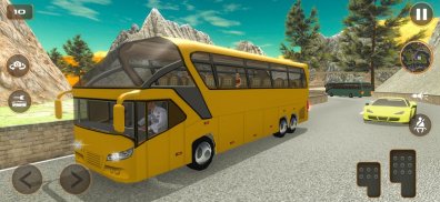 City Coach Bus Driving Games screenshot 0