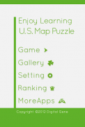 E. Learning U.S. Map Puzzle screenshot 2