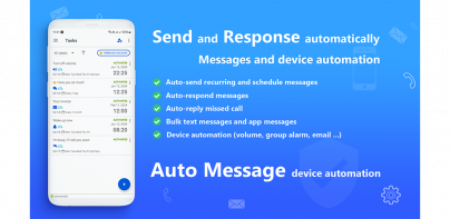 AUTO MESSAGE send response sms