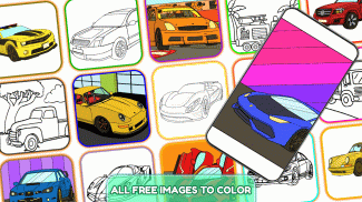 Cars Paint by Number Vehicles screenshot 1