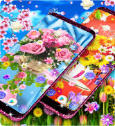 Flowers bouquet live wallpaper screenshot 1