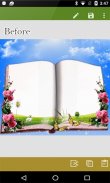 Dual Open Book Photo Frames – Photo on Book Page screenshot 0