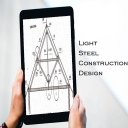 Light Steel Construction Design Icon