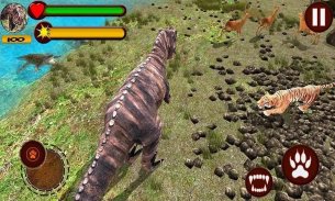 Tigre vs dinosaurio aventura screenshot 1