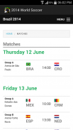 Copa mundial de fútbol 2014 screenshot 3
