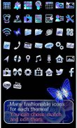 ★FREE THEMES★Blue Papillon screenshot 3