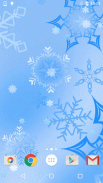 Snowflake Live Wallpaper screenshot 3