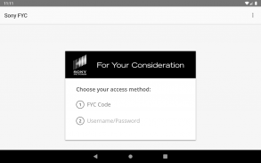 Sony FYC screenshot 0