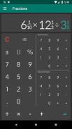 Fraksi Kalkulator dengan penyelesaian screenshot 6