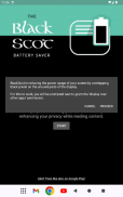 BlackScot screen battery saver screenshot 0