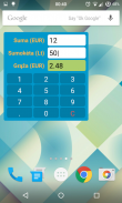 Euro skaičiuoklė (LTL-EUR) screenshot 4