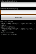 CFU Calculator screenshot 2