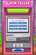 الظاهري ATM محاكي البنك الصراف لعبة مجانية للأطفال screenshot 4