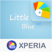 LITTLE™ XPERIA Theme | A BLUE 🎨Design For SONY screenshot 8