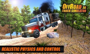 Offroad Truck Driver Simulator 3D:Free 4x4 Game screenshot 1