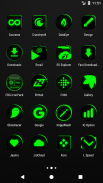 Flat Black and Green Icon Pack ✨Free✨ screenshot 5