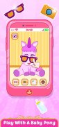 Pink Princess Baby Phone screenshot 1