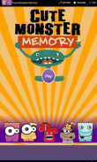 Cute Monsters Memory Game screenshot 4