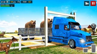 Offroad Truck Animal Transport Games screenshot 5