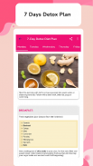 Detox diet plan:Lose fat fast screenshot 2