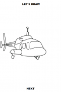 Draw Aircrafts: Helicopter screenshot 1