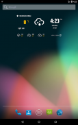 Basit, sade hava durumu, saat widget'ı (Reklamsız) screenshot 11