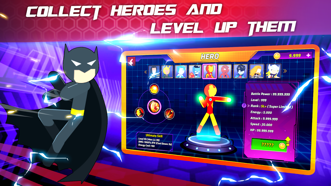 Super Stickman Heroes Fight: Play for free