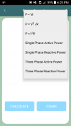 Electrical Calculator Free screenshot 3
