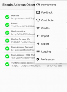 Bitcoin Address Observer screenshot 4
