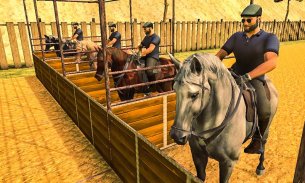 Corrida de cavalos de jockey montada: competição screenshot 0