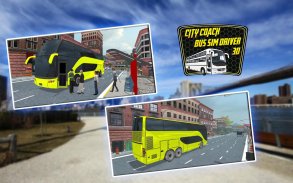 City Coach Bus Sim Driver 3D screenshot 7