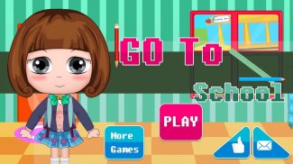 Bella kembali ke sekolah - game simulasi cewek screenshot 8
