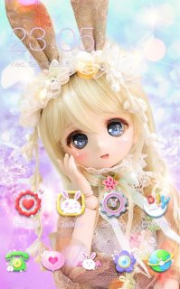 Cute Girl Theme Anime Doll Girly Wallpaper Hd 3 9 5 Descargar Apk